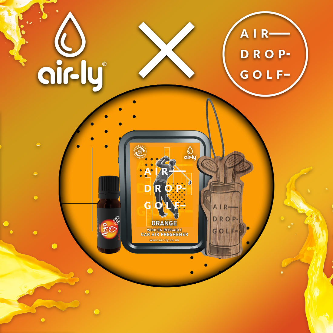 Brand Collaboration Brings a New Twist to Golf & Car Air Fresheners
