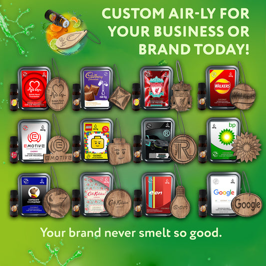 100 FREE Air-ly's fully customied to your business on brand, on us!