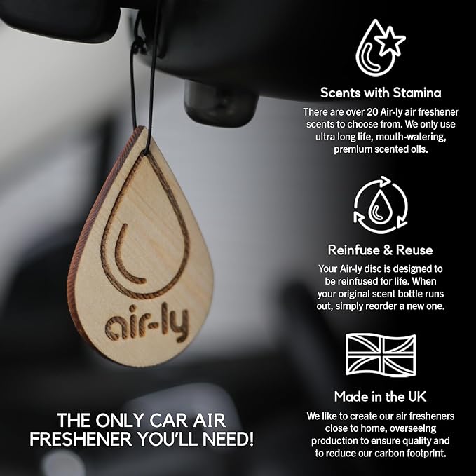 Air-ly Car Air Freshener - Lemon