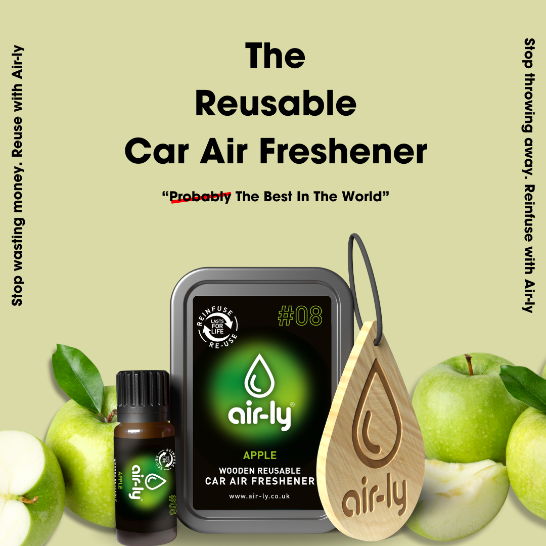 Apple Air-ly Car Air Freshener reusable 