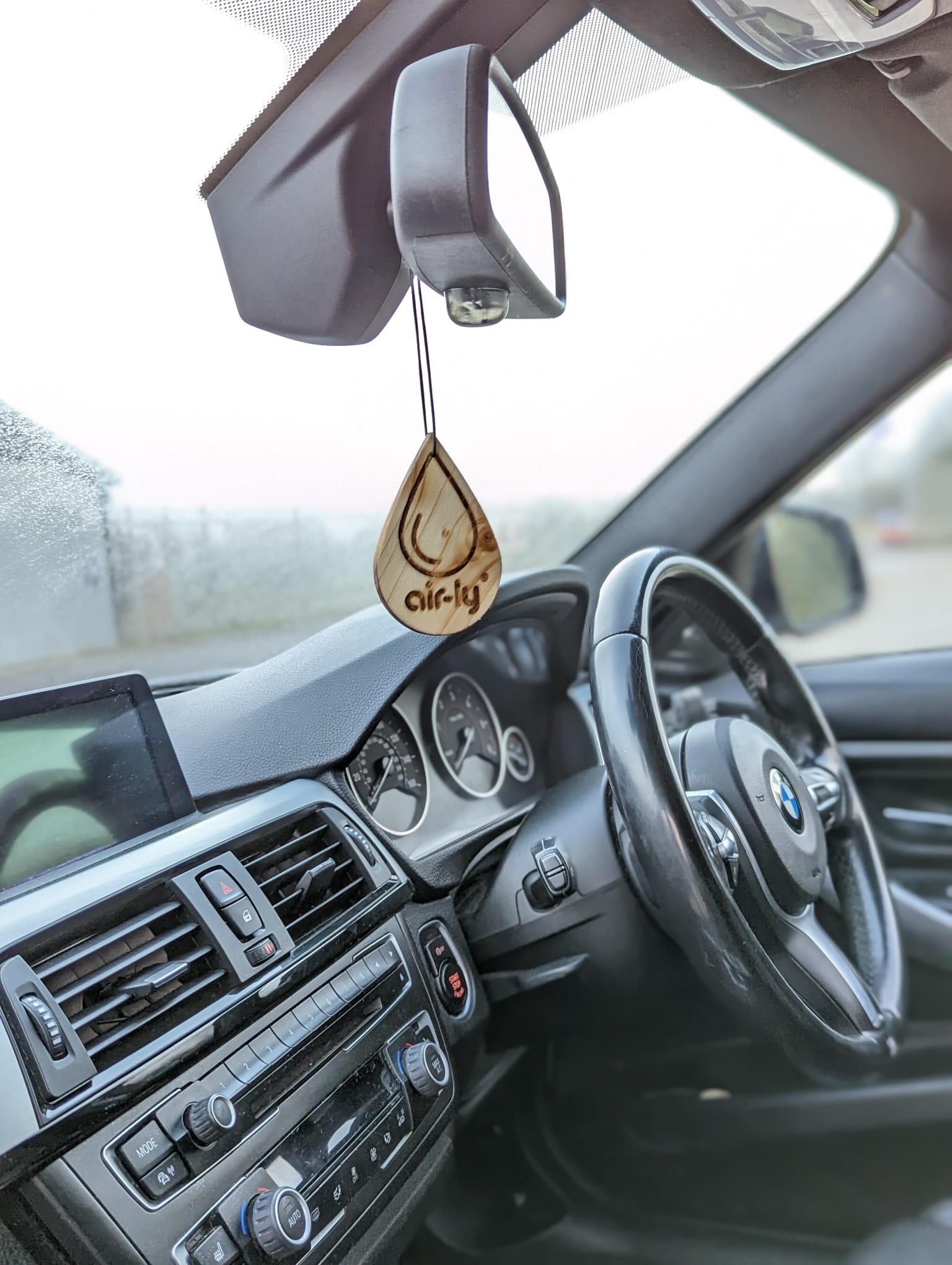 Peppermint Scent Wooden Reusable Car Air Freshener, Buy Today